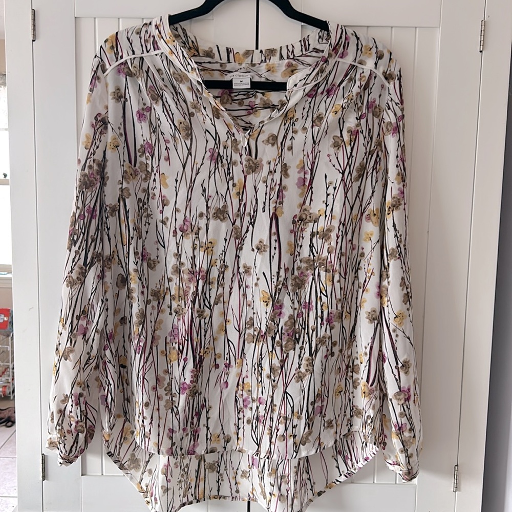 Lightweight blouse with dainty fall/spring details